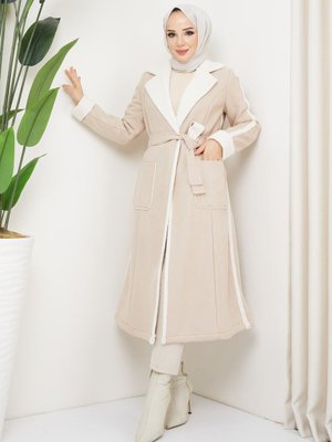 Kışlık Süet Kumaş Kaban