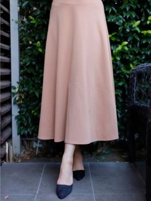 Sütlü Kavhe Kiloş Uzun Etek Sütlü Kavhe Kiloş Uzun Etek