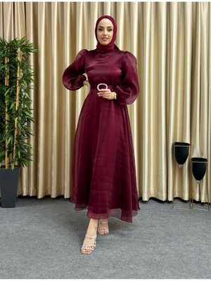 Janjan Kemerli Abiye Elbise