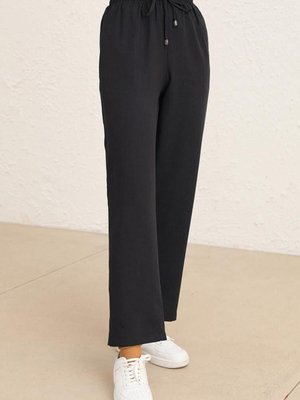 Lacivert Cepli Bol Paça Pantolon Lacivert Cepli Bol Paça Pantolon