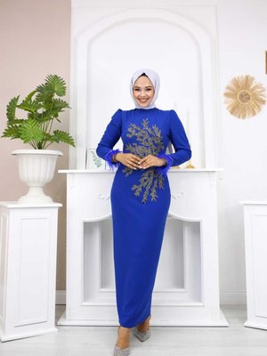 Saks Fadik Abiye Elbise