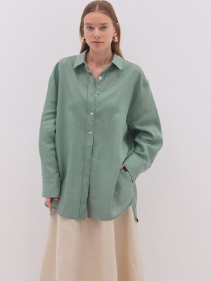 Linen Sport Gömlek Çağla Yeşili