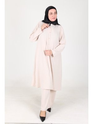 Aykal Ayrobin Büyük Beden Düğmeli Li Takım