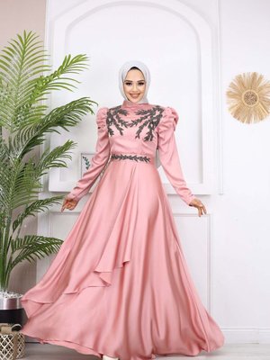 Pudra Lina Abiye Elbise