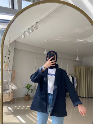 Lacivert Bleazer Ceket