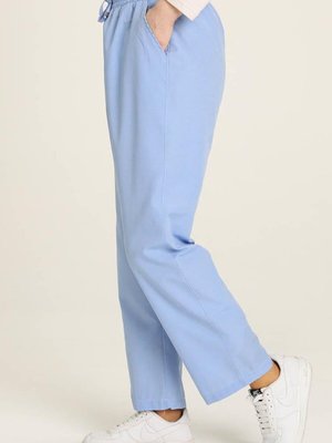 Buz Mavisi Cepli Bol Paça Pantolon