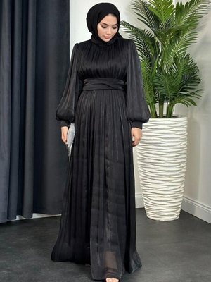 Hailey Janjan Abiye Elbise Siyah Hailey Janjan Abiye Elbise Siyah