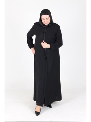 Berran Fermuarlı Umre Ferace Beden