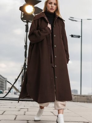 Koyu Kahverengi Kaşe Salaş Hermes Kaban Koyu Kahverengi Kaşe Salaş Hermes Kaban