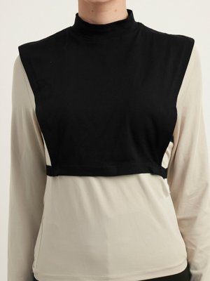 Medium ) Balıkçı Yaka Pamuk Boyunluk Siyah ( Small Medium ) Balıkçı Yaka Pamuk Boyunluk Siyah ( Small