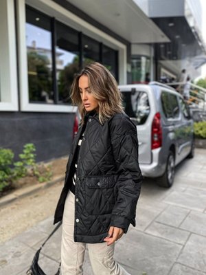 Siyah Şişme Mont Siyah Şişme Mont