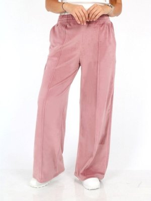 Pudra Kadife Önü Çima Deteylı Pantolun