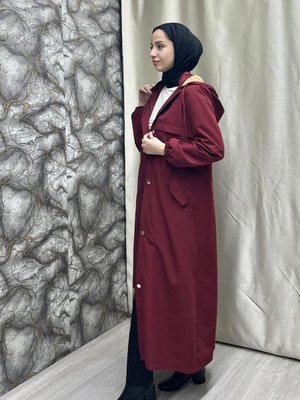 Belden Kemer Detaylı Uzun Trençkot Bodo Belden Kemer Detaylı Uzun Trençkot Bodo