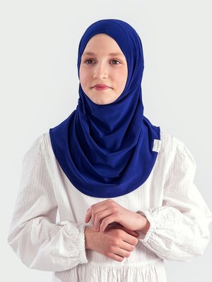 Saks Pratik Pileli Çocuk Hazır Türban Saks Pratik Pileli Çocuk Hazır Türban