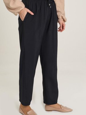 Lacivert Cepli Bol Paça Pantolon Lacivert Cepli Bol Paça Pantolon