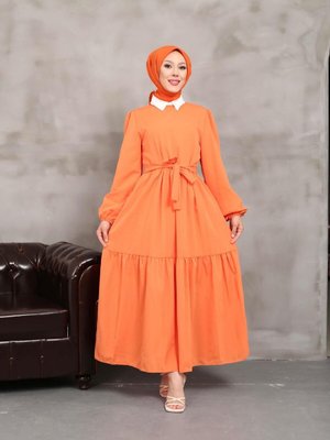 Oranj Kat Kat Elbise Oranj Kat Kat Elbise