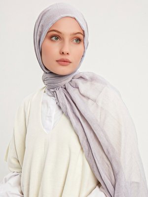 Gümüş Rengi Confort Şal