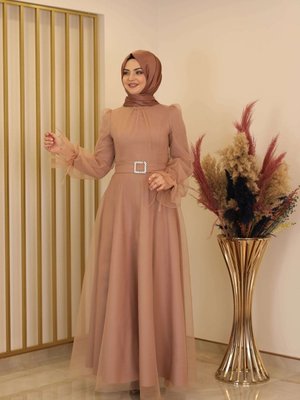 Abiye Elbise Selen Bej