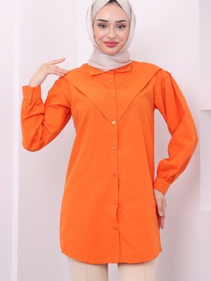 Orange Ön Katlı Tunik Orange Ön Katlı Tunik