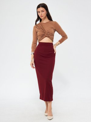 Kalem Etek, Şık Kalem İş Eteği, Hediye, Uzun Etek, Resmi Etek