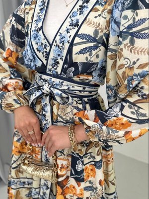 Gül Detay Tasarım Keten Alt Üst Takım