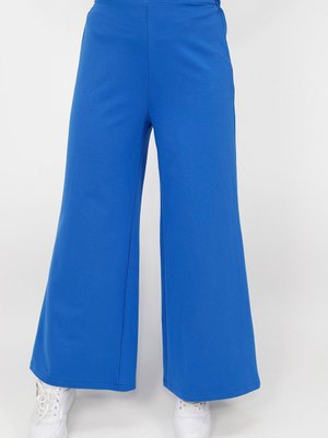 Saks İp Kumaş Geniş Paça Pantolon