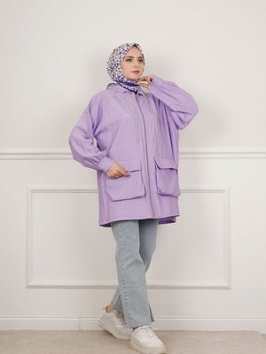 Fermuarlı Kapak Cepli Ceket Fermuarlı Kapak Cepli Ceket