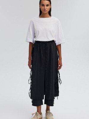 Bağcık Detaylı Bol Paça Pantolon Bağcık Detaylı Bol Paça Pantolon