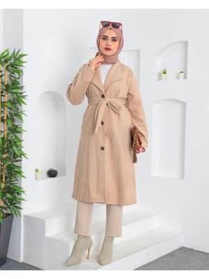 Kolu Düz Düğmeli Kaşe