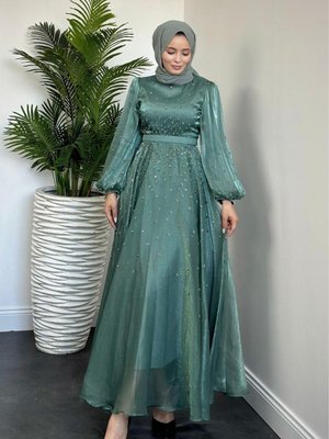 Melda Abiye Elbise Mint