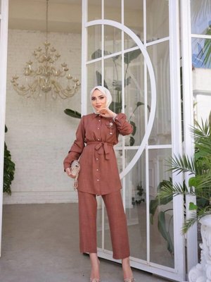 Kahve Güllü Takım Kahve Güllü Takım