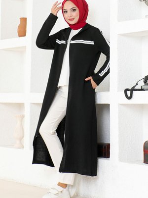 Fermuarlı Kap Siyah