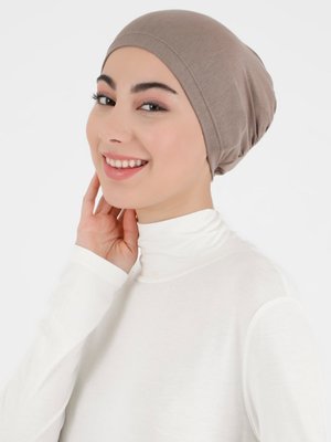 Koyu Vizon Likralı Geçme Bone Koyu Vizon Likralı Geçme Bone