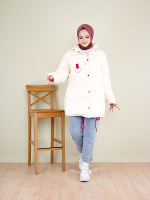 Halka Detaylı Şişme Mont Halka Detaylı Şişme Mont