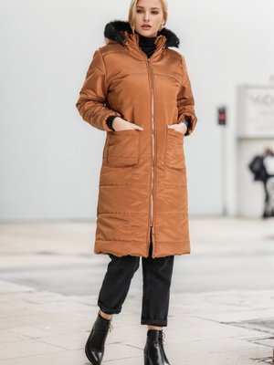 Taba Fermuarlı Kapitone Mont Taba Fermuarlı Kapitone Mont