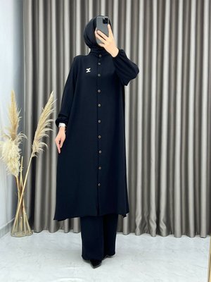 Büyük Beden Uzun Tunik Pantolon Takım Ayrobin