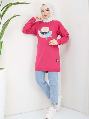 Fuşya Menekşe Tunik