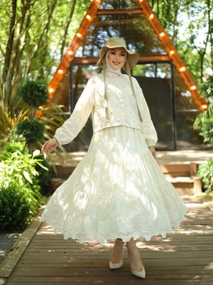 Taş Detaylı Uzun Etekli Fisto Takım