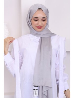 Gri Akel Düz Alfa Silk Şal Gri Akel Düz Alfa Silk Şal