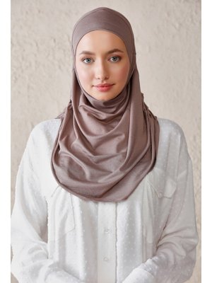 Vizon Kısa Pileli Viskon Pratik Eşarp Hazır Türban Vizon Kısa Pileli Viskon Pratik Eşarp Hazır Türban