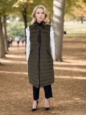 Haki Kapuşonlu Şişme Yelek Haki Kapuşonlu Şişme Yelek