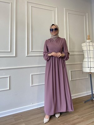 Hürrem Elbise Ferace Gül Kurusu