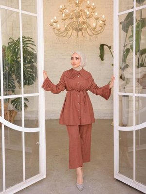 Kahve Piliseli Takım Kahve Piliseli Takım