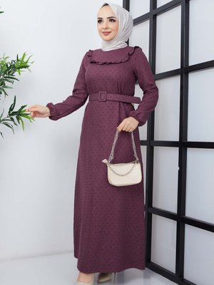Mürdüm Kayra Kışlık Elbise Mürdüm Kayra Kışlık Elbise