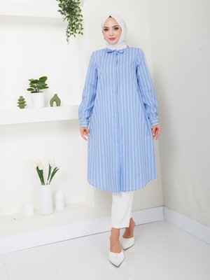 Uzun Gömlek Tunik Poplin Kumaş