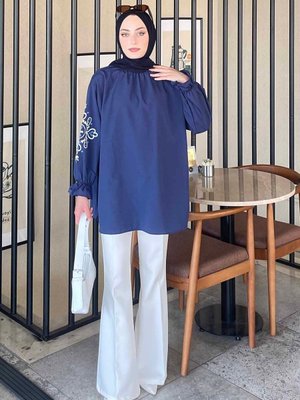 Kol Nakışlı Tunik