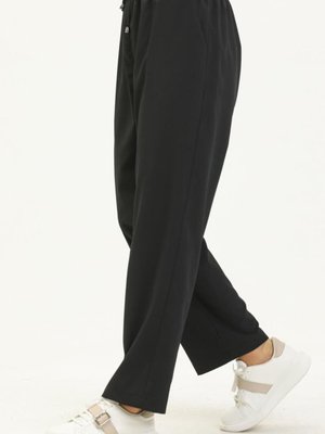 Koyu Lacivert Cepli Bol Paça Pantolon Koyu Lacivert Cepli Bol Paça Pantolon