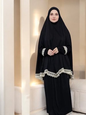 İkili Takım Standart Beden Alt Üst Namaz Elbisesi