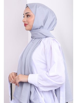 Açık Gri Akel Aura Şal Açık Gri Akel Aura Şal