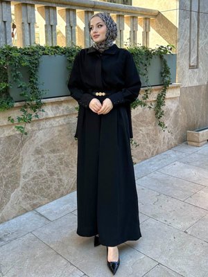 Kemerli Tulum Siyah Kemerli Tulum Siyah